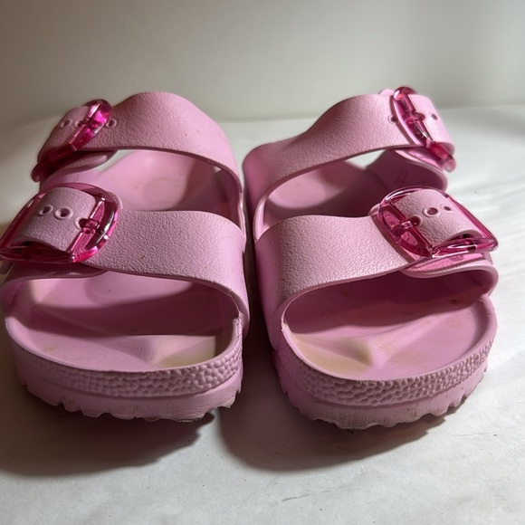 Used pink rubber style Birkenstocks women’s size 40 - Picture 3 of 6